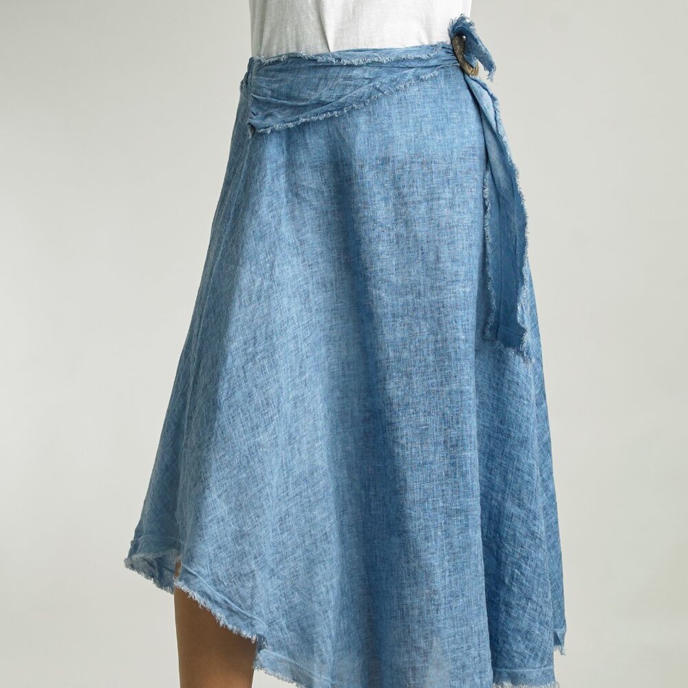 NWT Tempo Paris Washable Linen Skirt – Effortless & Chic Style